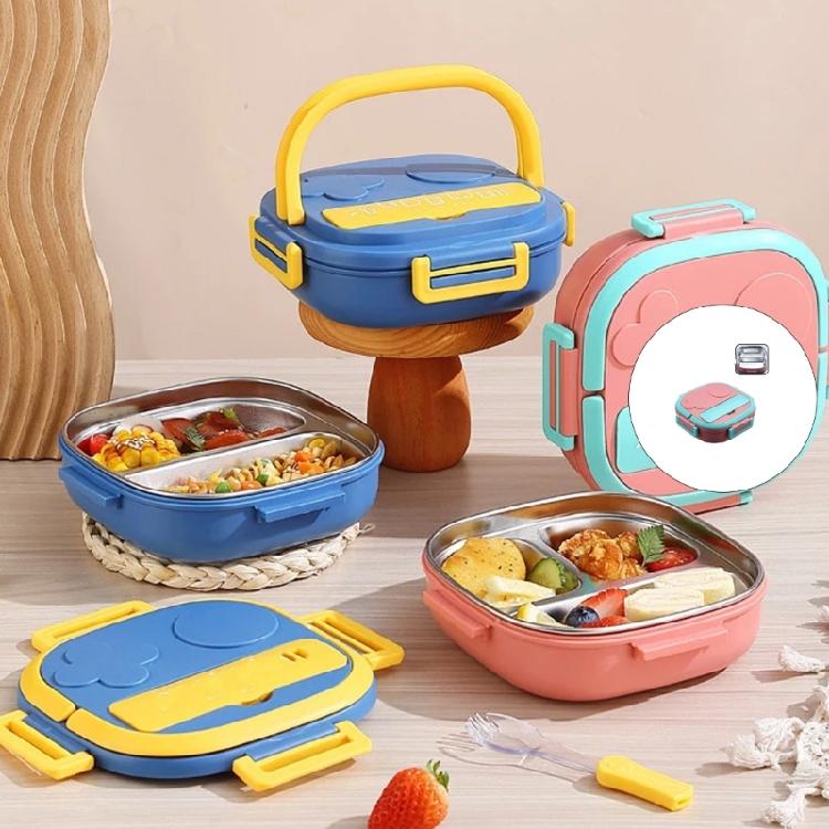Elegant Two Level Lunch box with Seal Lid Unique Multi Layer Food Storage Box for Business Lunches and Outdoor Picnics