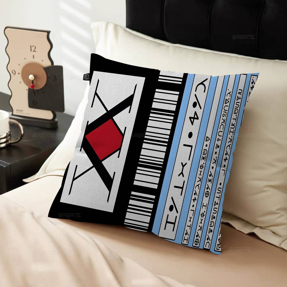 Anime Hisoka Hunter X Hunters Pillow Cover Sofa Cushion Cover Home Room Decoration Children Gift