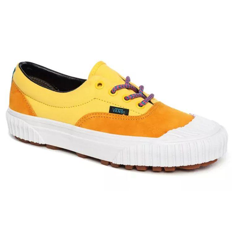 Vans Era Canvas Shock Absorbing Durable Lightweight Support Low Top Skate Shoes Unisex Sneaker Yellow White VN0A4UUE1UM