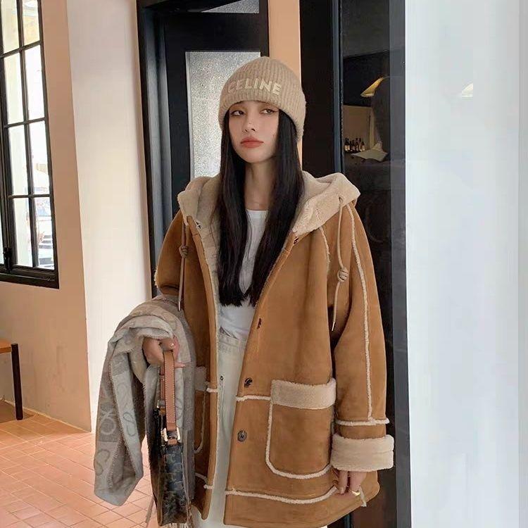 

Куртка Женская Новая Зимняя Утепленная Экологичная С Капюшоном Меховая Шуба S хаки