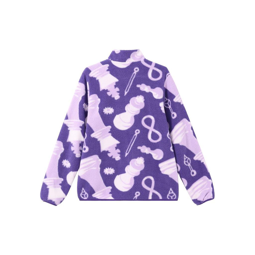 Nike Jachetă Bărbați FW22 Imprimeu Model Geometric Guler Înalt Mânecă Lungă Jachete Violet DQ6127-547