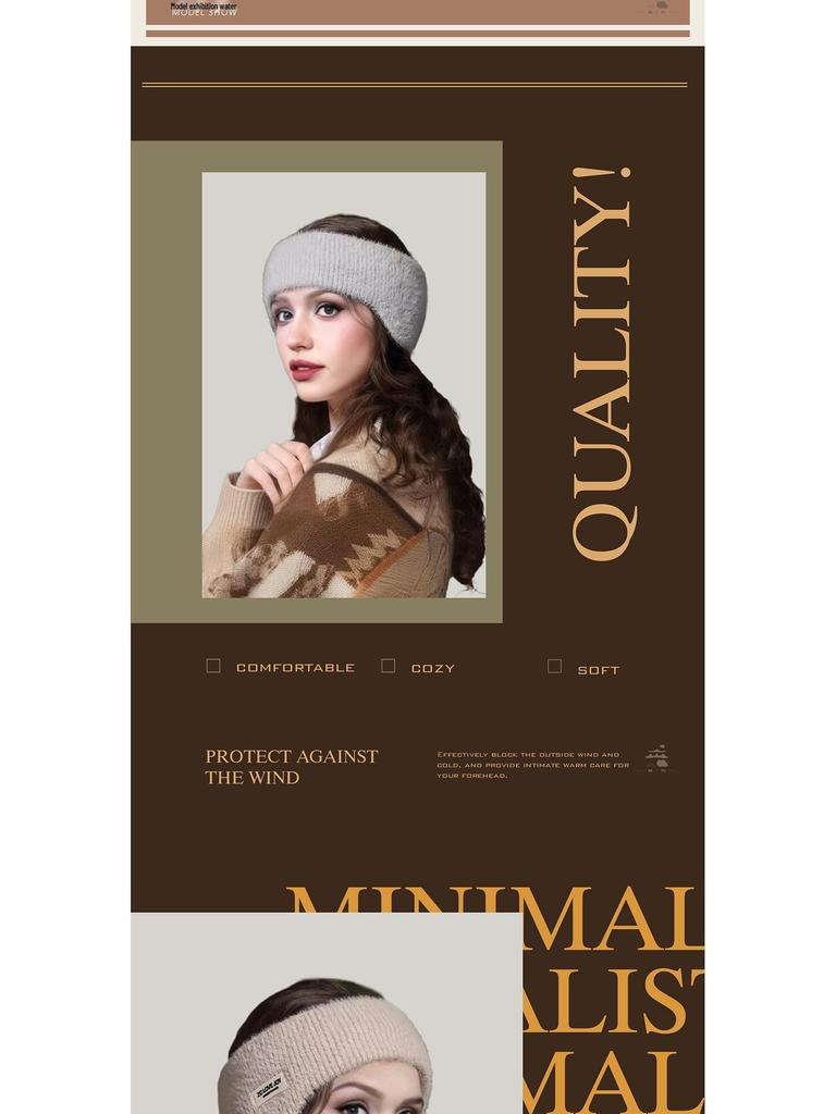 Autumn & Winter Faux Mink Fur Earmuffs: Windproof & Coldproof Headband for Cycling, Outdoor Sports, Sleep & Postpartum Warmth