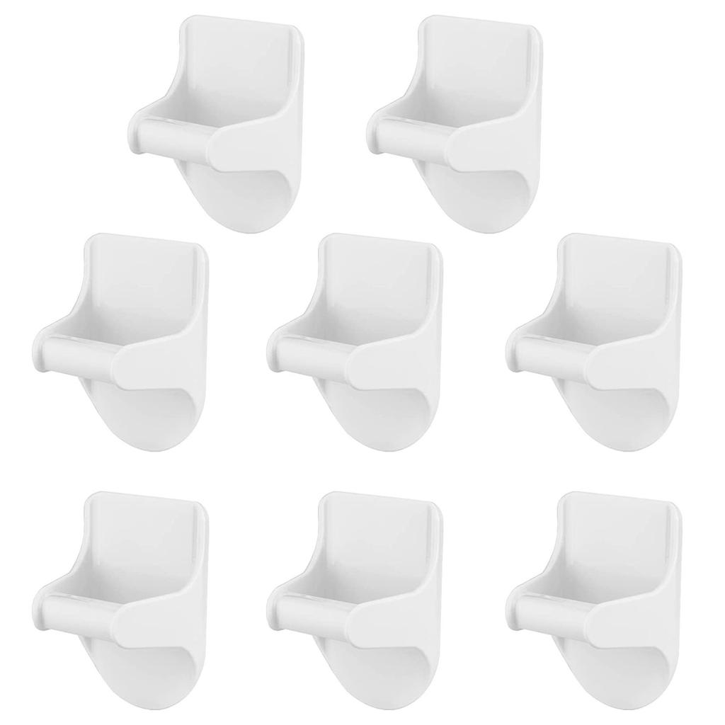 4/8Pcs Wall-mounted ABS Spray Bottle Holder Space-saving Easily Install Spray Bottle Holder for Smooth Surface Kitchen Bathroom