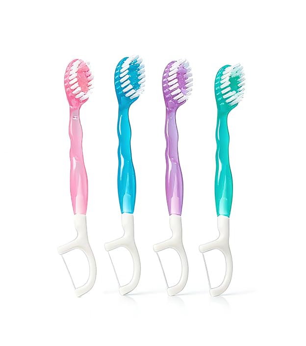

Interdental Smooth Floss Green Cherry Blossom 20 5-in-1 Brush, Floss, Toothbrush, (Mint, Tea, Peach, pieces)