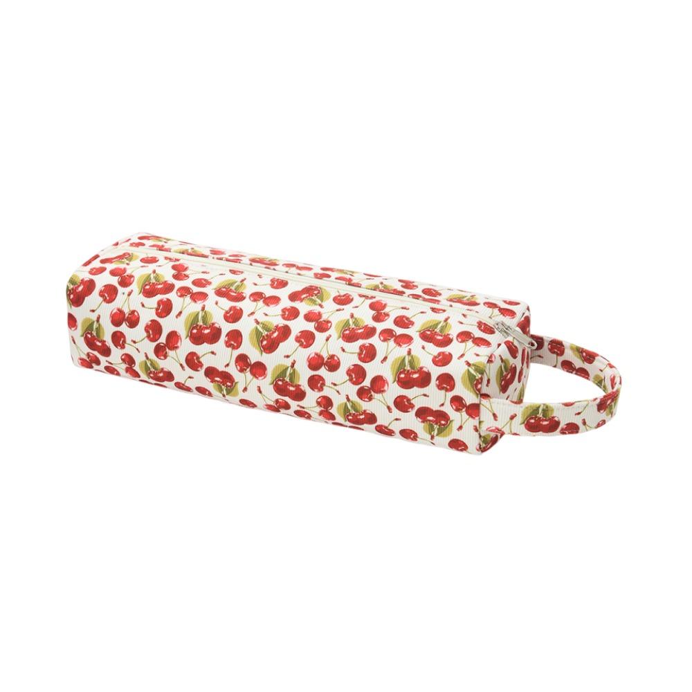Dustproof Curling Iron Carrying Case Cherry Travel Hair Styling Case Travel Use красный