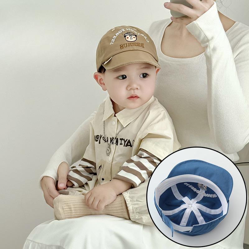 Baby Hat Cute Super Cute Baseball Hat Boy Spring and Autumn Thin Baby Girl Baseball Cap Sun Protection Children's Sun Hat