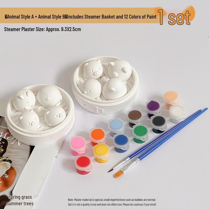 Mini Plaster Doll DIY Coloring Kit – Handmade Creative Toy & Gift Ornament
