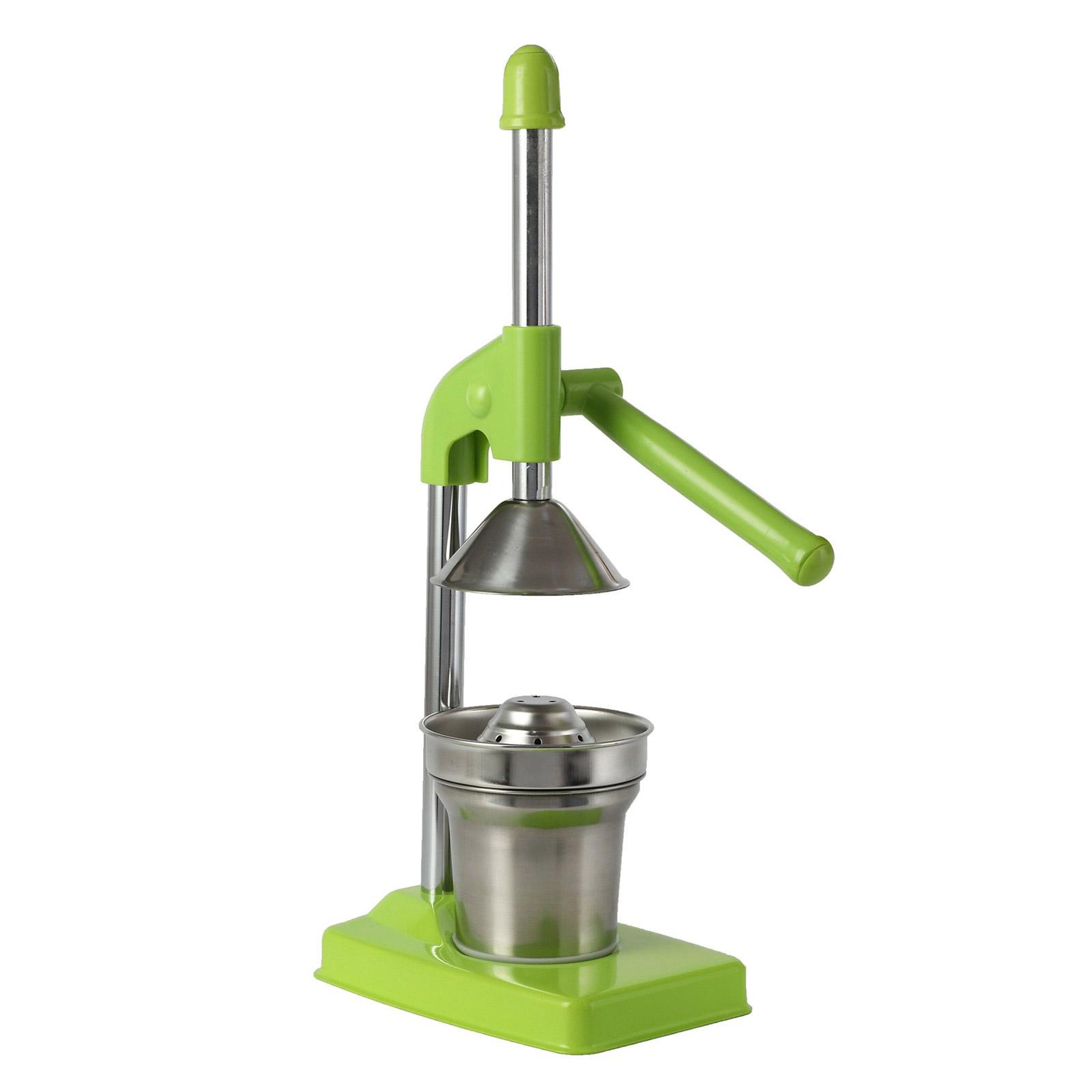 Multifunctional Manual Fruit Juicers 304Stainless Steel Texture Manual Citrus Press Juices Maker for Cooking Enthusiasts зелёный