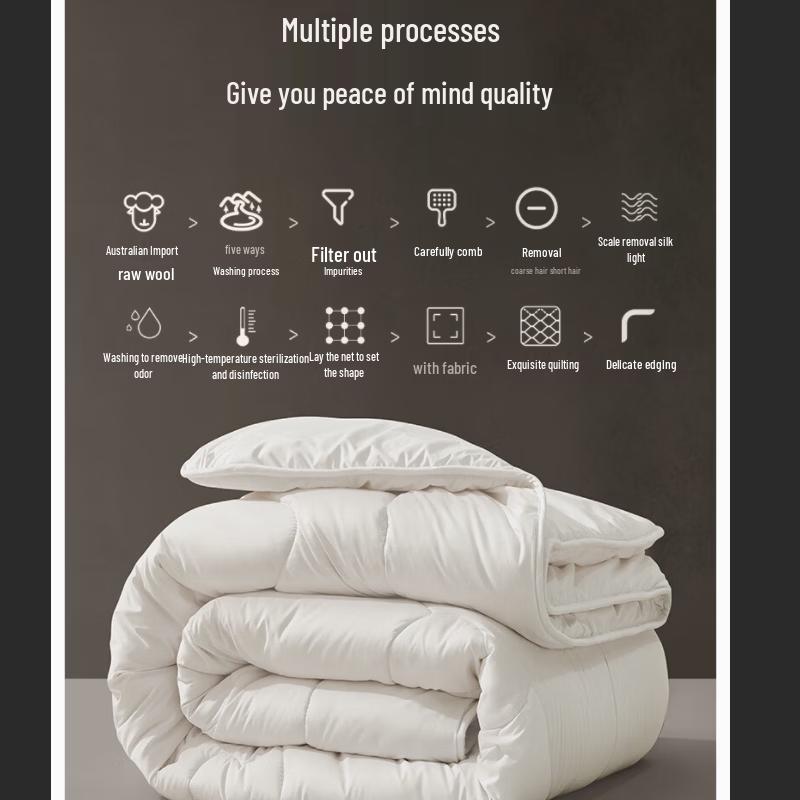 Luolai 100% Wool Winter Quilt 2x2.3m