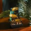 Moderner ZenLeaf Serenity-Springbrunnen für den Innenbereich, dekoratives Prunkstück für Wohnzimmer, Tisch, Büro, Heimdekoration || (Höhe - 20 cm)