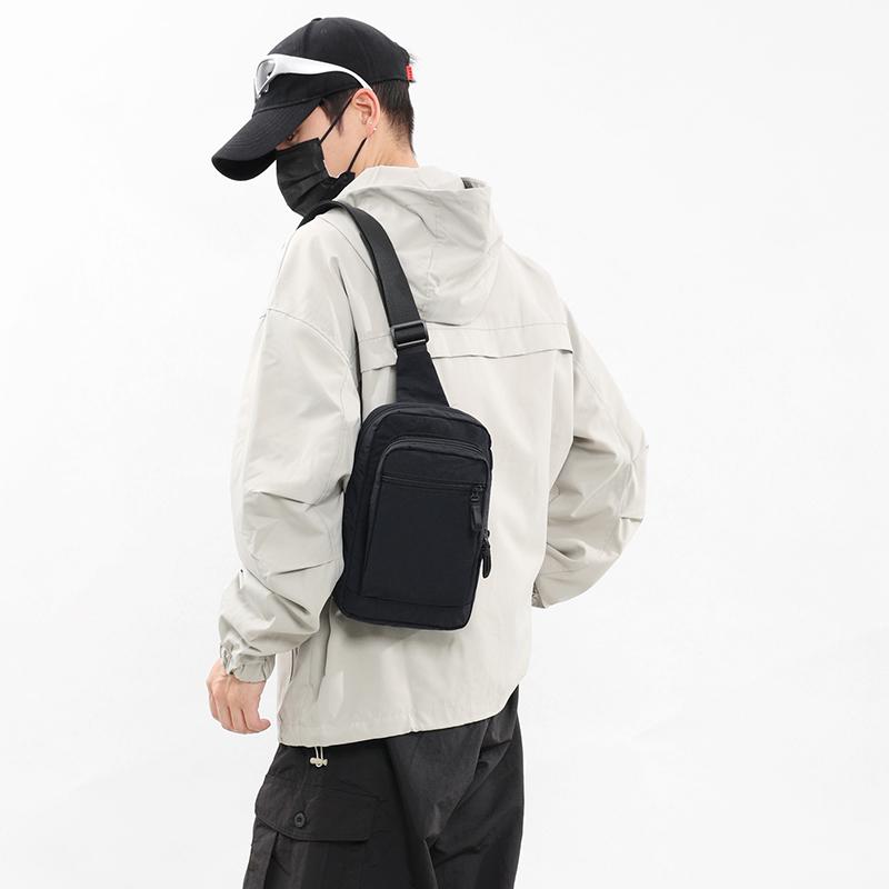 Women's Shoulder Bag Men's Water-repellent Mobile Phone Chest Bag Outdoor Sports Crossbody Bag Waist Bag