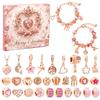 Christmas Jewelry Advent Calendar: 24 Compartments of Necklace, Bracelet & Stud Earrings Gift Box