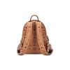 MCM Stark Side Studs Mini Backpack Cognac Visetos Monogram with Studded Straps for Daily & Travel Use
