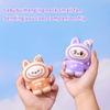 Cute Character Portable Bladeless Neck-Hanging Fan Cartoon Capybara Small Fan Outdoor Usb Charging Fan Students Summer Gifts