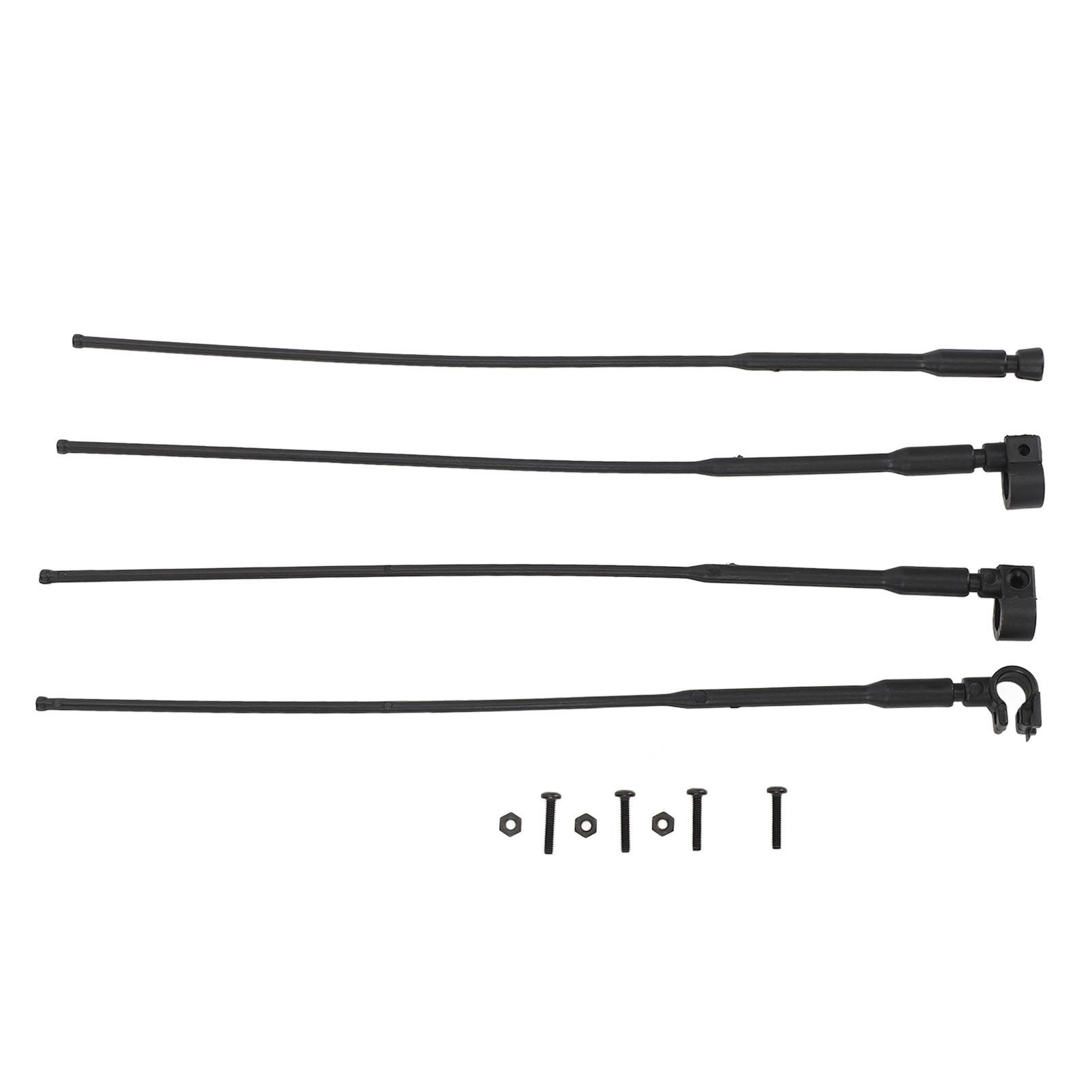 

4pcs Antenna Simulation Decoration Accessories Compatible for Axial SCX10 90046 UTB10 Capra RC