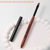 1*Sandalwood UV Gel Polish Nail Art Ombre Painting Pen With Cover Detail Brush Thicken Drawing Brush High Quality Manicure Tool