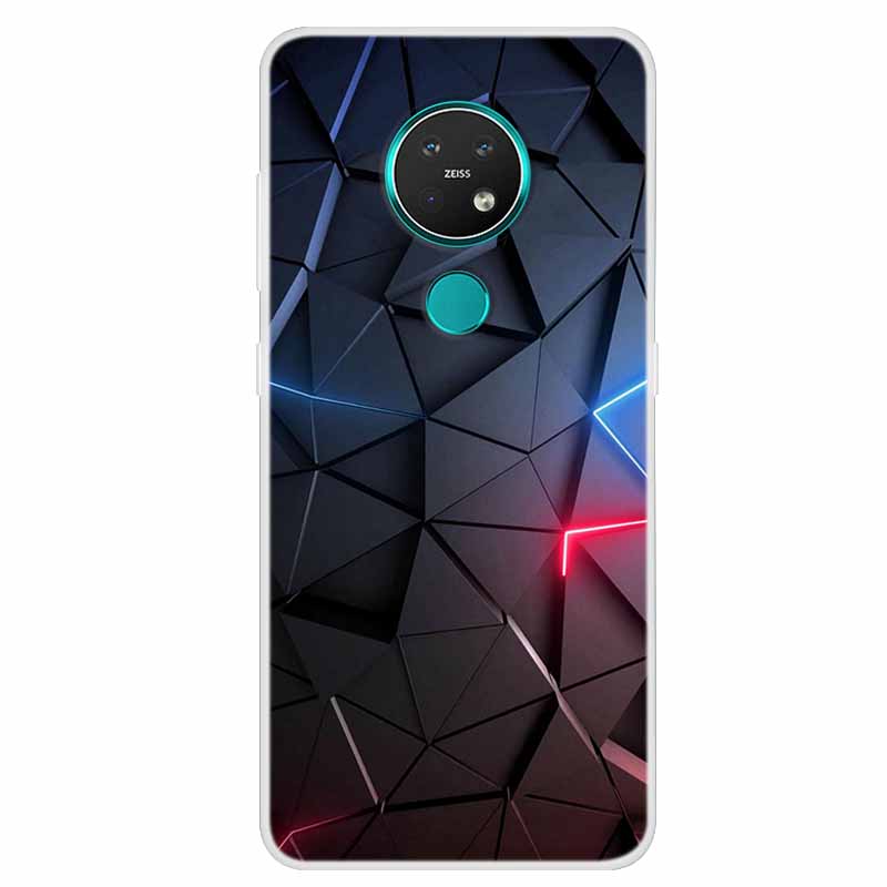 Per Custodia Nokia 7.2 Nokia 6.2 Lusso Silicone TPU Morbida Cover Posteriore Custodia Telefono Per Nokia 7.2 Funda TA-1193 TA-1178 Cartone Animato Coque
