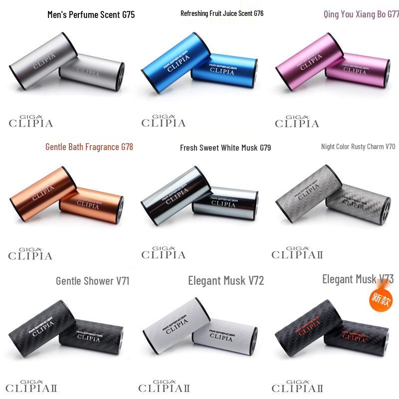 

EIKOSHA Japanese Car Vent Solid Perfume & Deodorant Clip V76 - Fresh Shower [Pair]