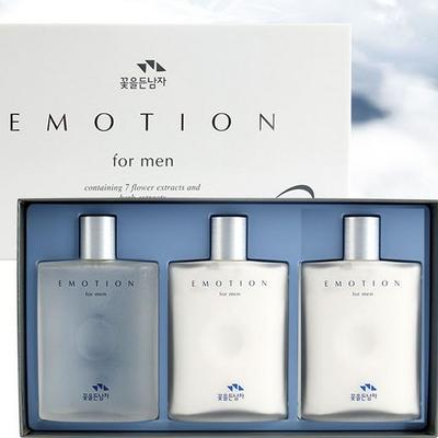 Travel Skin Lotion Set, Men's Basic Cosmetics, 20s Emotion, Good Scent