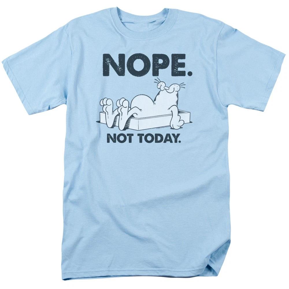 Garfield - Nope - Unisex Short Sleeve Children s T-shirt - Blue 130