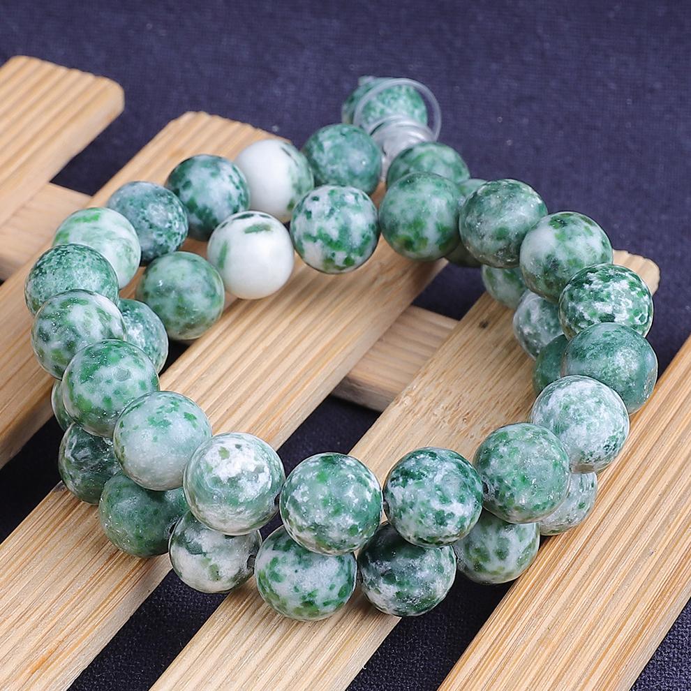 60 Perline In Pietra Naturale Africana 6 Mm – Vera Olite Bianca Per Gioielli Fai Da Te – Bracciali, Collane, Orecchini – 15 Pollici