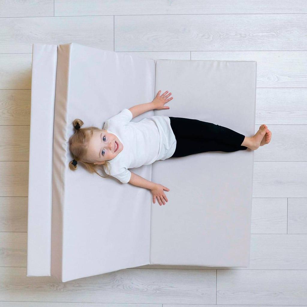 gymnastic mat Comet 200x100x10 (4 piece) - beige
