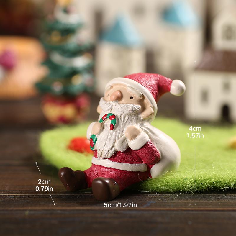 Creative ZAKKA Christmas Decor: Home Goods, Dolls, Figurines, Micro Landscape Ornaments, and Christmas Tree Decorations