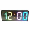 Temperature Display Electronic Table Clock Luminous Mirror LED Digital Clock  Office