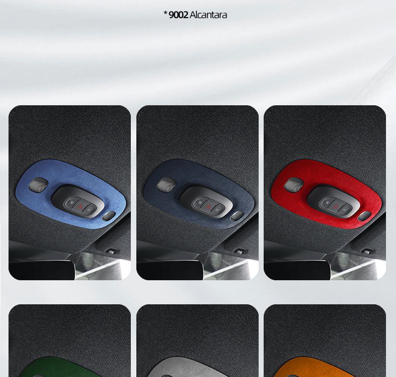 SU7 Alcantara Suede Reading Light Ultra-Thin Interior Decoration Sticker
