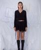 ROSEFRANTZ Lace Line Wrap Long Sleeve [Black]