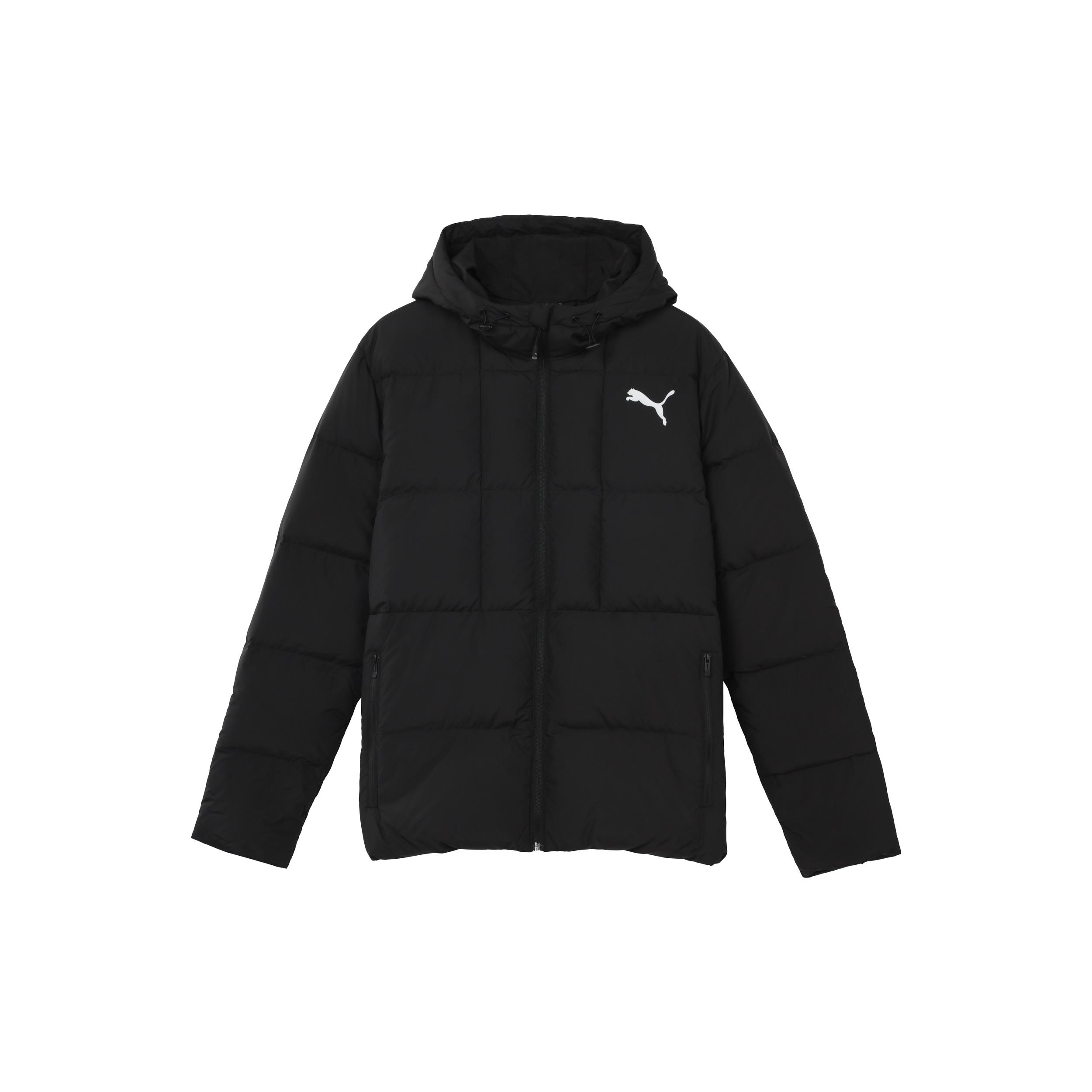 PUMA Essentials Down Jacket  Black White  Men s 585534-01 S