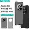 Pour Redmi Note 15 Pro Plus Coque de Téléphone Nillkin Super Frosted Shield Pro Coque Dure PC+TPU Antichoc Couverture Arrière