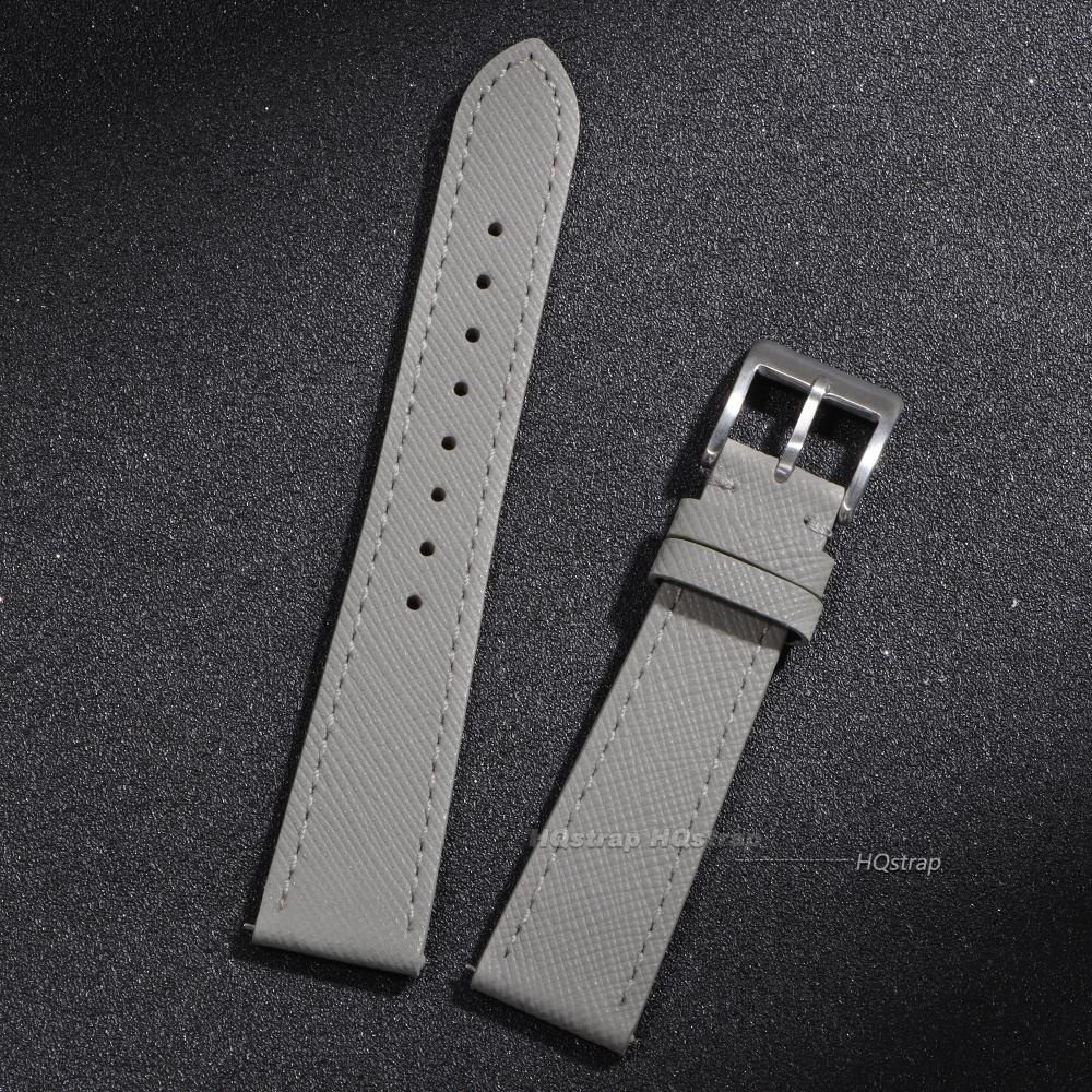 Calfskin Leather Watchbands Quick Release Watch Band 18mm 20mm 22mm for Smartwatch Strap Soft Belt Men Women Watches Accessories