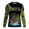 Fishing Graphic Men Fashion Tops Men's Clothing Outdoor Sun Protection Tee Men's Long Sleeve T-Shirt