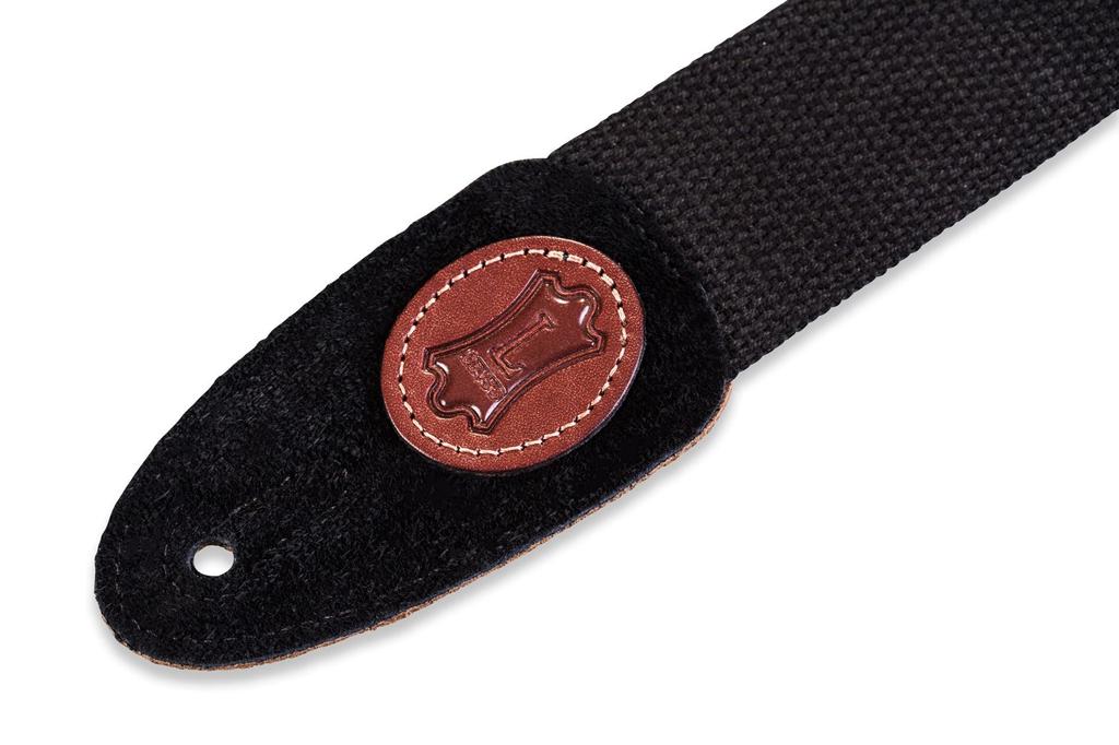 Levy's Leathers MSSC8-2" Cotton Guitar Strap (MSSC8-BLK)