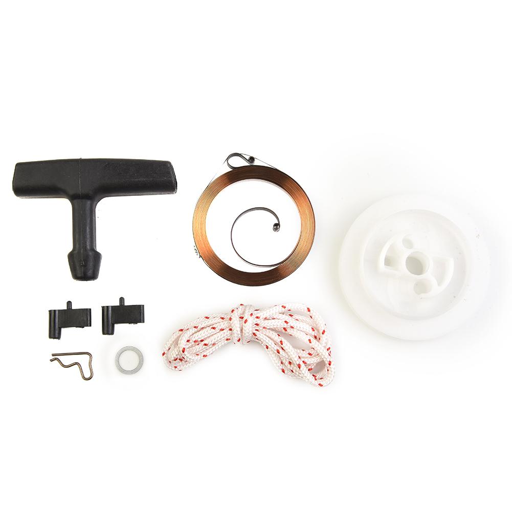Set de scule de schimb Demaror cu recul Mâner de rebobinare Coarda Scripete Arc pentru Stihl 034 036 044 046 MS340 MS360 MS440