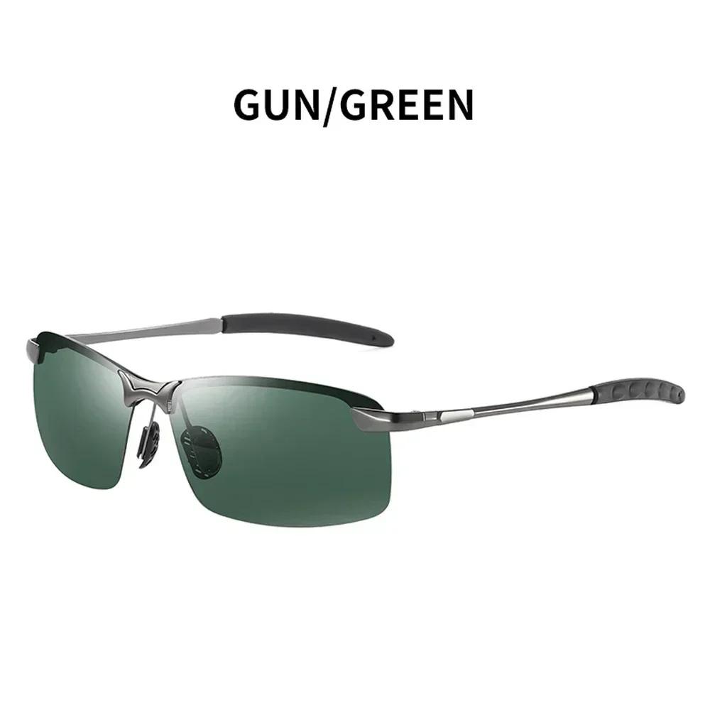 Men's Driving Sunglasses with Day Night Vision Anti Glare Lens for UV Protection