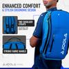 JOOLA Table Tennis Backpack, Multifunctional, for Expeditions, Training Camps, Club Activities, and Travel, Vision II Blue (012) TGRSA001