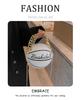 Women Shoulder Bag PU Leather Chain Basketball Bag New Letter Print Teenagers Handbag Fashion Crossbody Bags Female