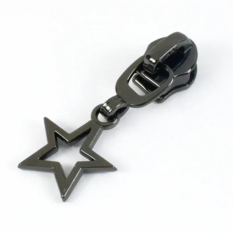 5/10/20Pcs 5# Zipper Slider for Nylon Zippers Zip Head Puller Lock Bag Clothes Purse Tailor Repair Kit DIY Sewing Accessories