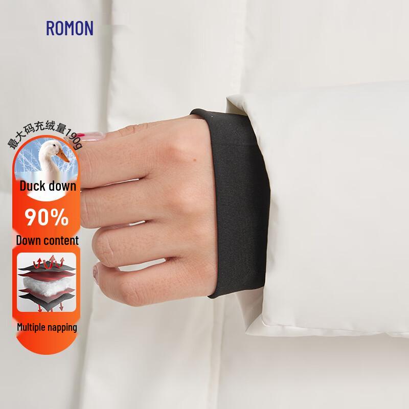 Luomeng Women's 90% Duck Down Long Hooded Winter Jacket