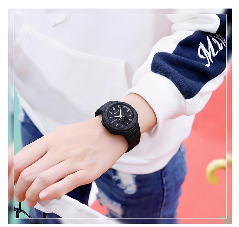 SANDA Dopamine Trend Waterdicht Casual Polshorloge voor Mannen en Vrouwen