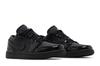 Women's Sneakers Jordan 1 Low SE Patent Elephant Black (Women's) Black/Black-White-Metallic Silver