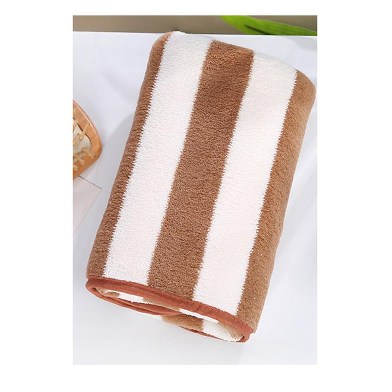 35x75cm Coral Velvet Polyester Brokátový ručník Měkký savý Pohodlný dárek Bytový textil Koupelnové potřeby