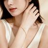 Seven-Grain Rice Bracelet: Luxurious Diamond-Inlaid Jewelry for Wealth and Luck.