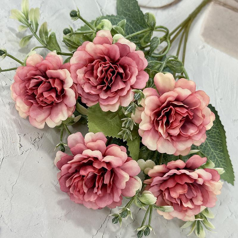 Flower Artificial Peony Wedding Hotel Restaurant Decoration Ornament Desktop