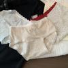 Women's Summer Cotton Polka Dot Lace Stitching Comfortable Skin Friendly Naked Feeling Hip Briefs
