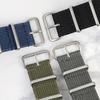 Nylon Watch Strap Replacement Breathable 18/20/22MM Women Men Braided Watch Wristband with Metal Pin Buckle Watch Accessories