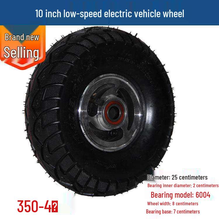 Inflatable Wheels Set: 2x 10", 6", & 14" Wheels; 4" Tiger Cart Tire; 8" Hand Truck Wheel