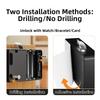 Card Swiping NFC Sensing Drawer Card Lock Non Perforated Swiping Invisible Lock  Storage Lockers